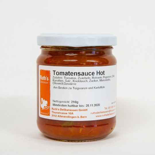 Ruth's Tomatensauce Hot